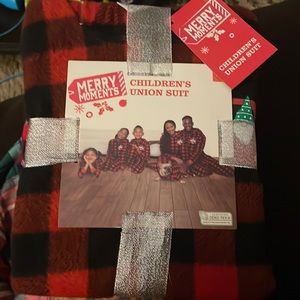 2T Christmas flannel onesie